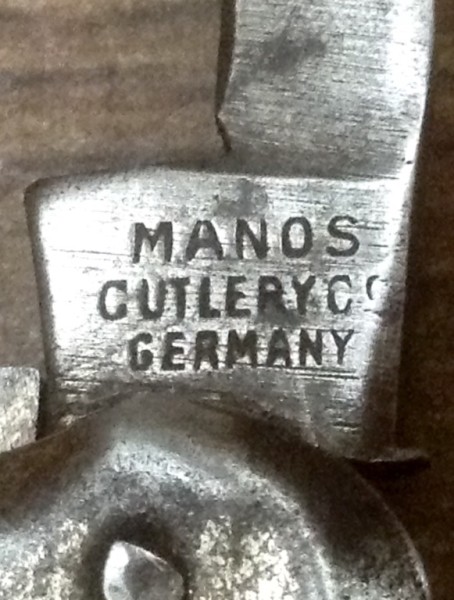 The Secondary Blade Front Tang Stamp.
