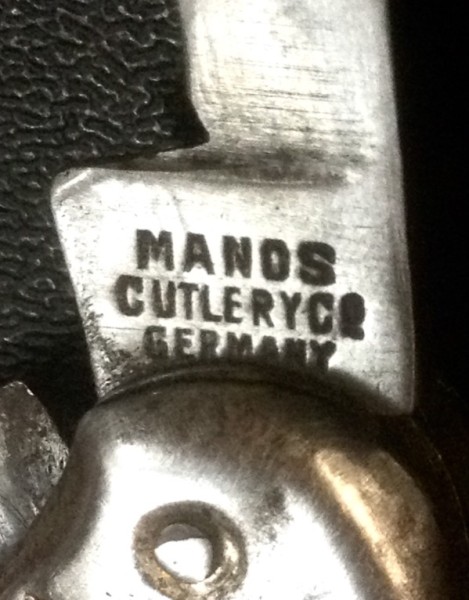 The Secondary Blade Front Tang Stamp.