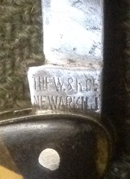 The Main Blade Front Tang Stamp.