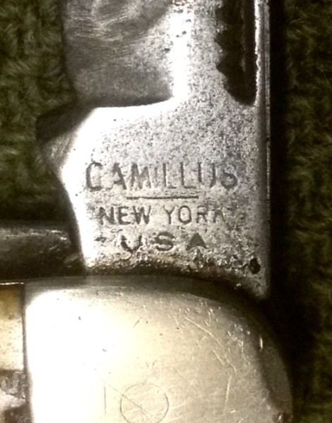 The Main Blade Front Tang Stamp.