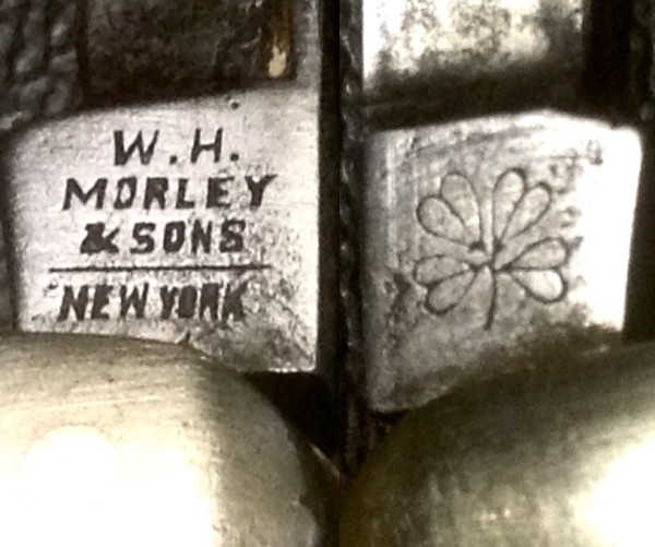 Left - The Main Blade Front Tang Stamp.<br />Right - The Main Blade Back Tang Stamp.