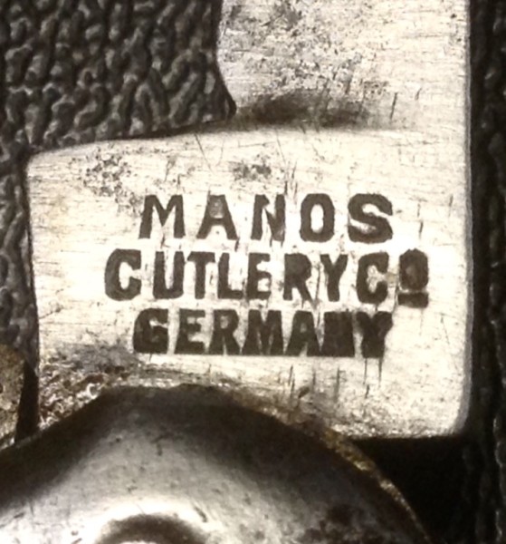 The Secondary Blade Front Tang Stamp.
