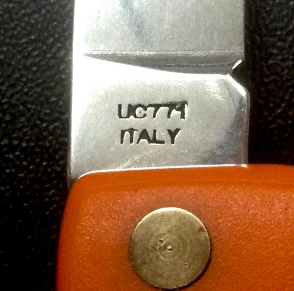The Main Blade Back Tang Stamp.
