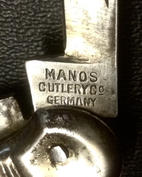The Secondary Blade Front Tang Stamp.