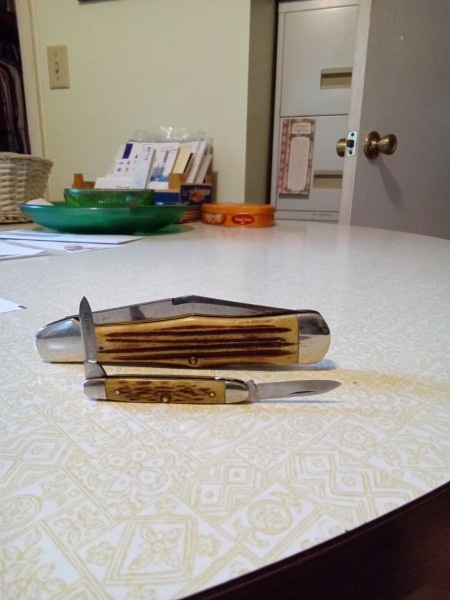 I love the old Queens with real bone handles!