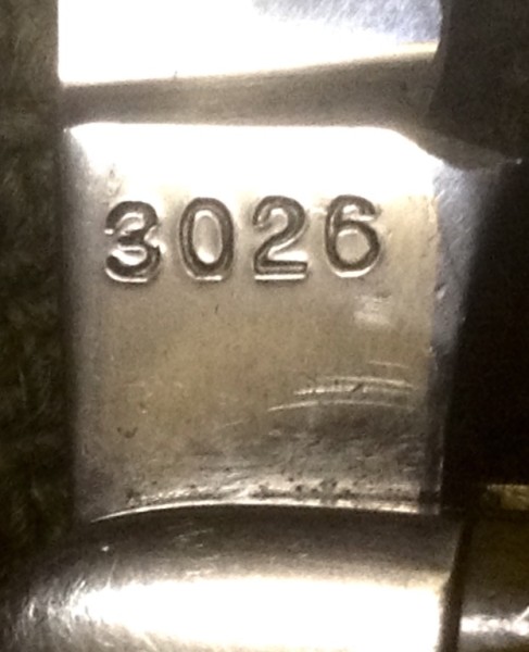 The Main Blade Back Tang Stamp.