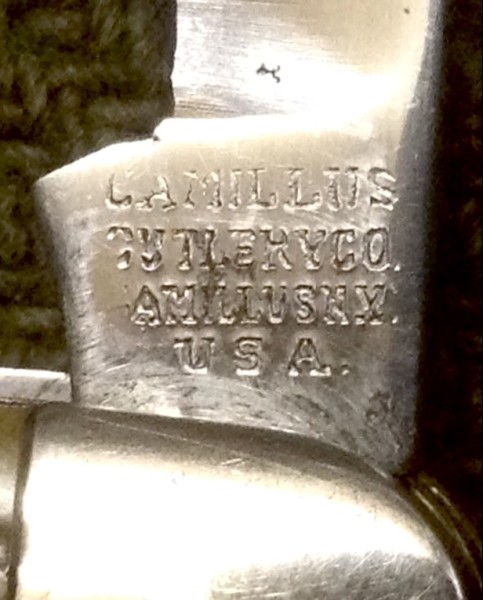 The Secondary Blade Front Tang Stamp.