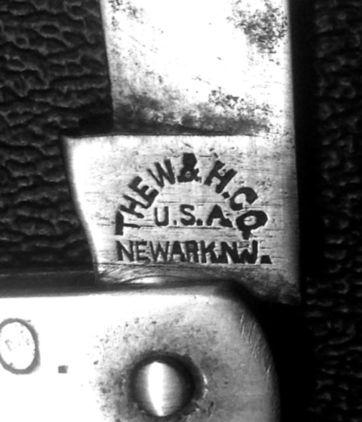 The Main Blade Front Tang Stamp.