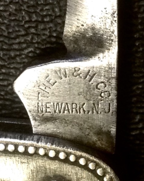 The Secondary Blade Front Tang Stamp.