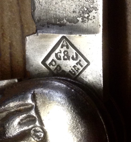 The Main Blade Front Tang Stamp.