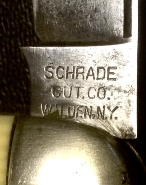 The Main Blade Front Tang Stamp.