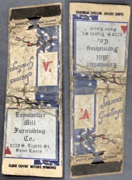 Matchbook Cover. Circa ?<br />NOT My Item(s). NOT My Picture(s).