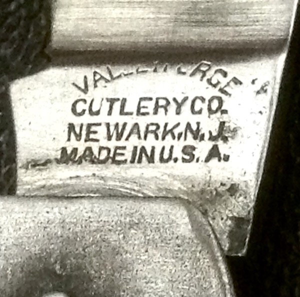 The Main Blade Front Tang Stamp.