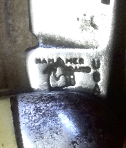 The Main Blade Front Tang Stamp.