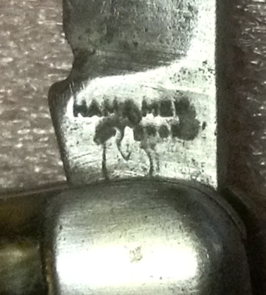 Pocket Knife #2 - The Main Blade Front Tang Stamp.