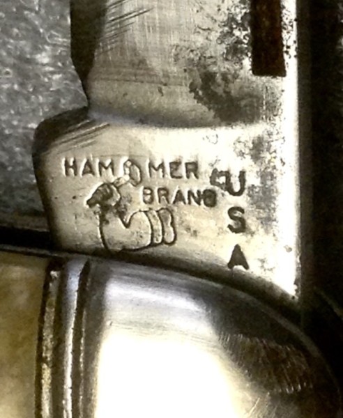 The Main Blade Front Tang Stamp.
