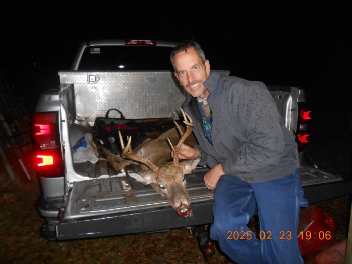 Firefighter with a great buck!