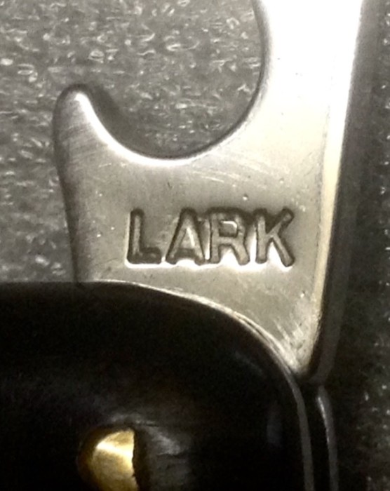 The Main Blade Front Tang Stamp.