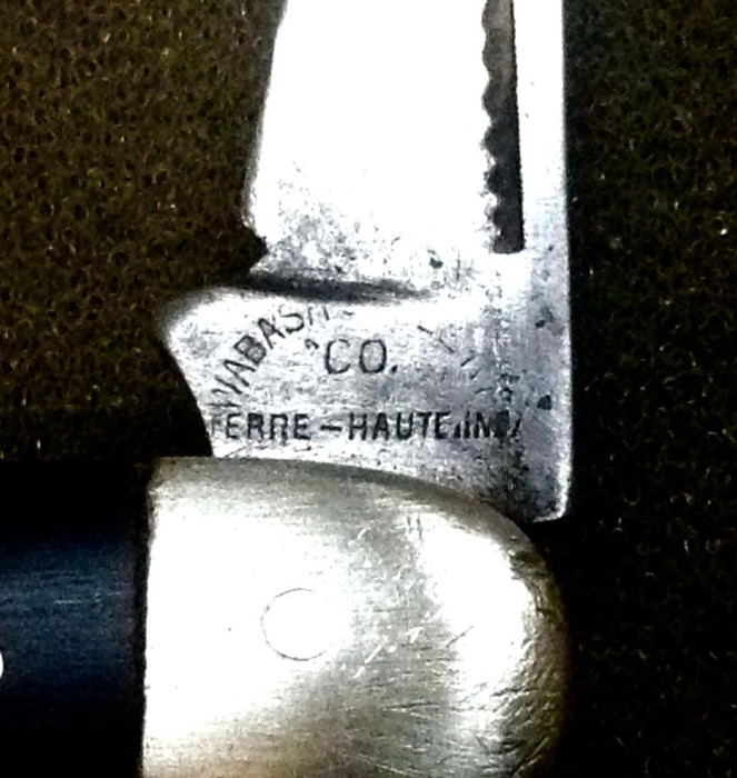 The Main Blade Front Tang Stamp.