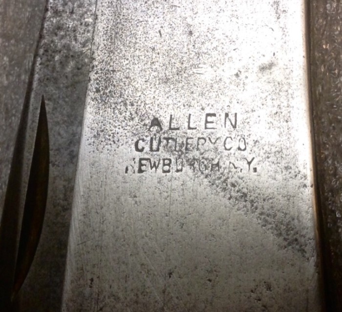 The Manufacturer Handle Stamp.
