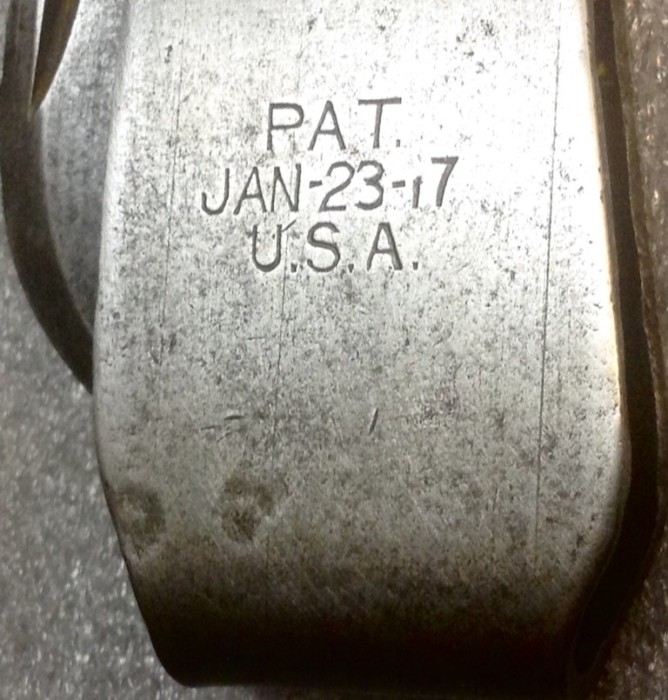 The Patent Date Handle Stamp.