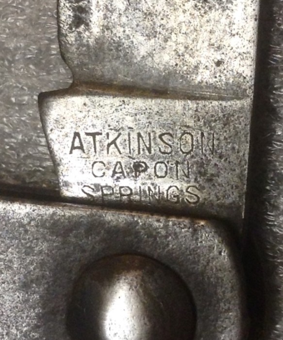 The Main Blade Front Tang Stamp.