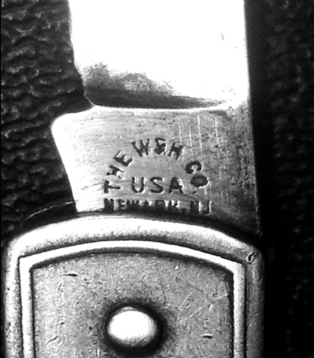 The Main Blade Front Tang Stamp.