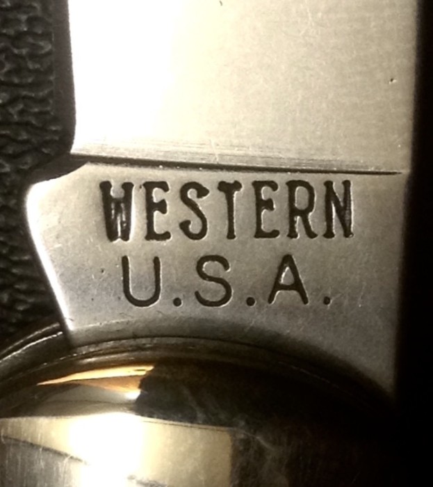The Main Blade Front Tang Stamp.