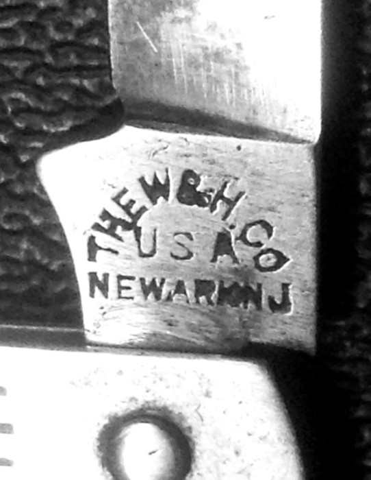 The Main Blade Front Tang Stamp.