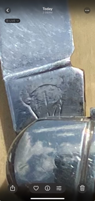 Tang stamp pile side master blade