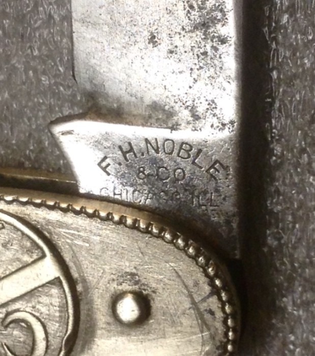 The Main Blade Front Tang Stamp.