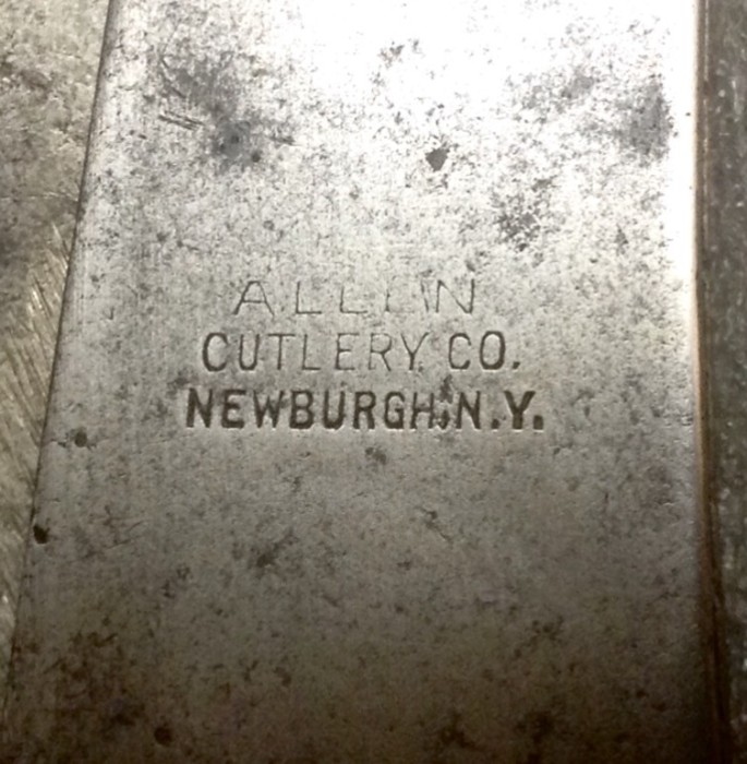 The Manufacturer Handle Stamp.