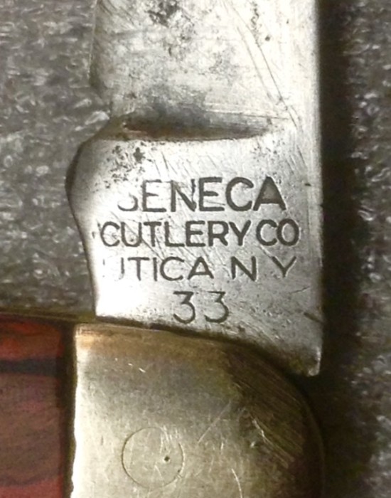 The Main Blade Front Tang Stamp.