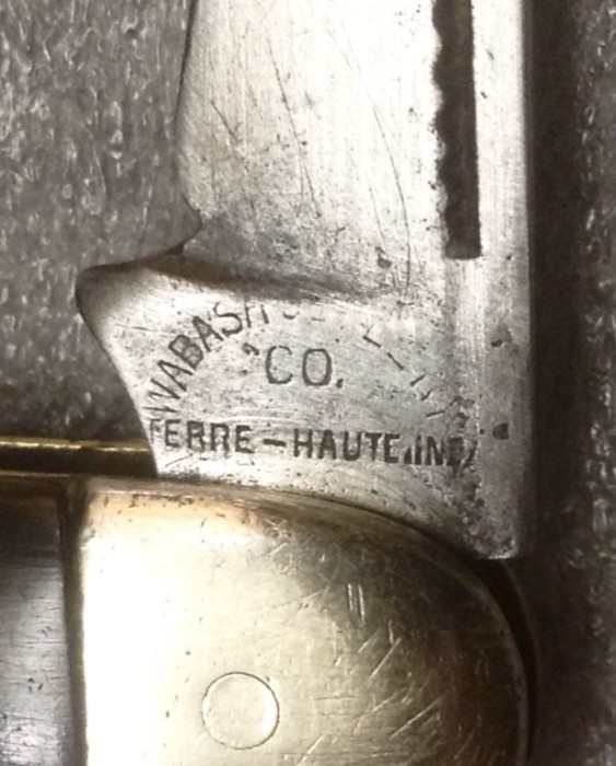 The Main Blade Front Tang Stamp.