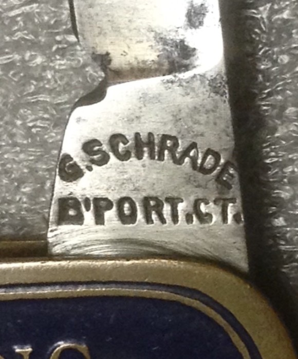 The Main Blade Front Tang Stamp.