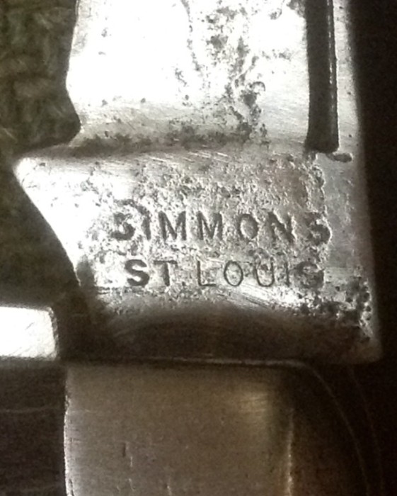 The Main Blade Front Tang Stamp.