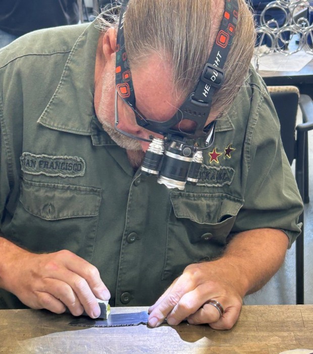 Roger Hand Sanding At The Bench.jpeg