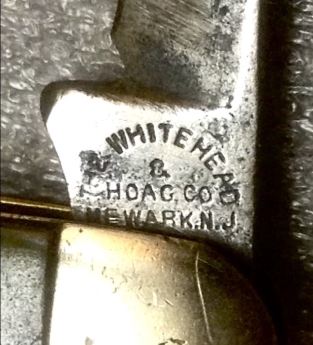 The Secondary Blade Front Tang Stamp.
