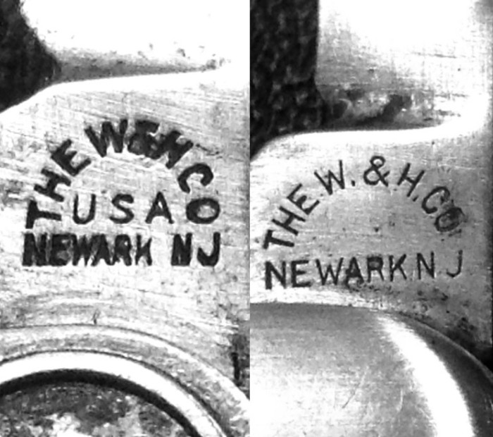 The Other Two, "W &amp; H", Curved Or Arched Style Of Tang Stamps.<br />Left - WITH The USA In The Center.<br />Right - WITHOUT The USA In The Center.