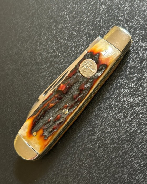 Boker USA with Ivoryman stag