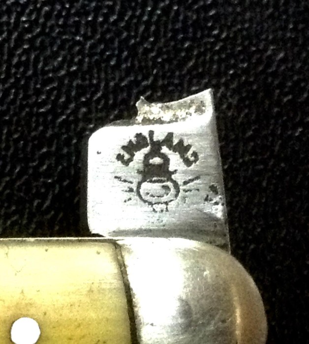 The Broken Secondary Blade Tang Stamp.