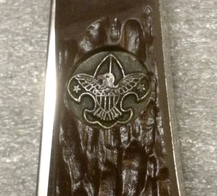 The Main Handle Side "Stamped" Shield.