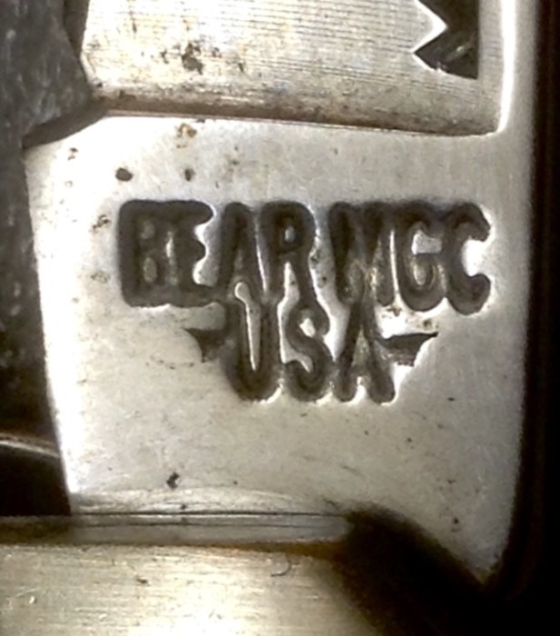 The Main Blade Front Tang Stamp.