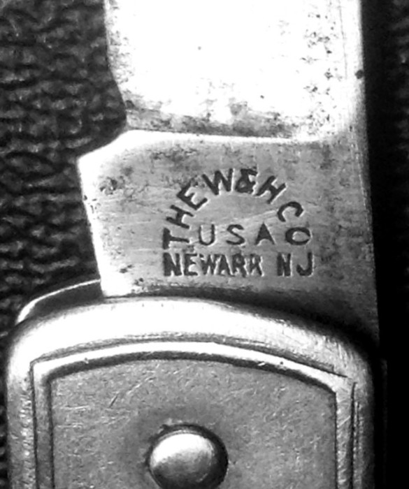 The Main Blade Front Tang Stamp.