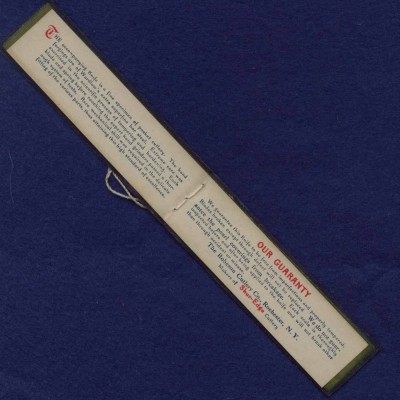The written guaranty.
