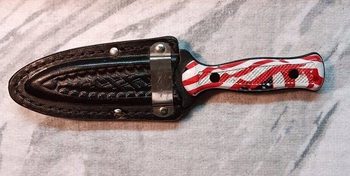Smitty's Boot Knife Sheath - The Front.