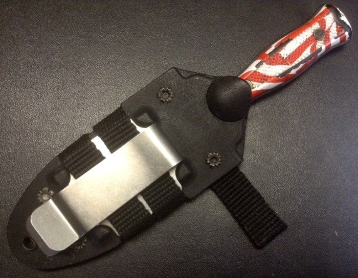 My Boot Knife Sheath - The Back.