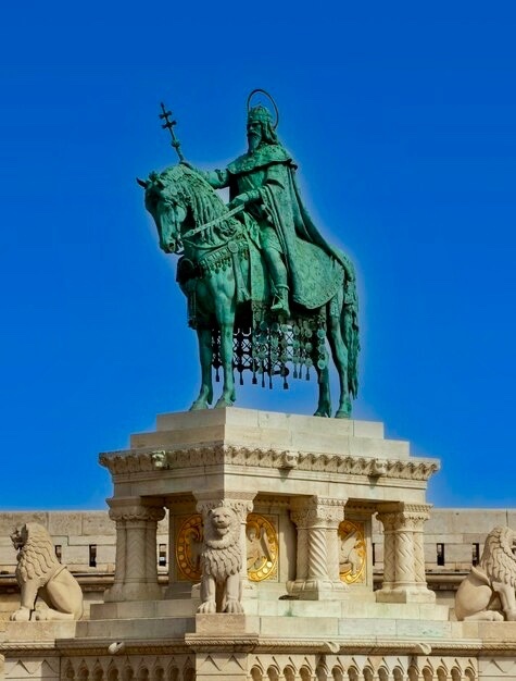 St. Matthias Corvinus statue (sainted former King)