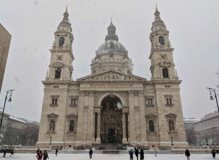 St. Stephen’s Basilica (in snow)