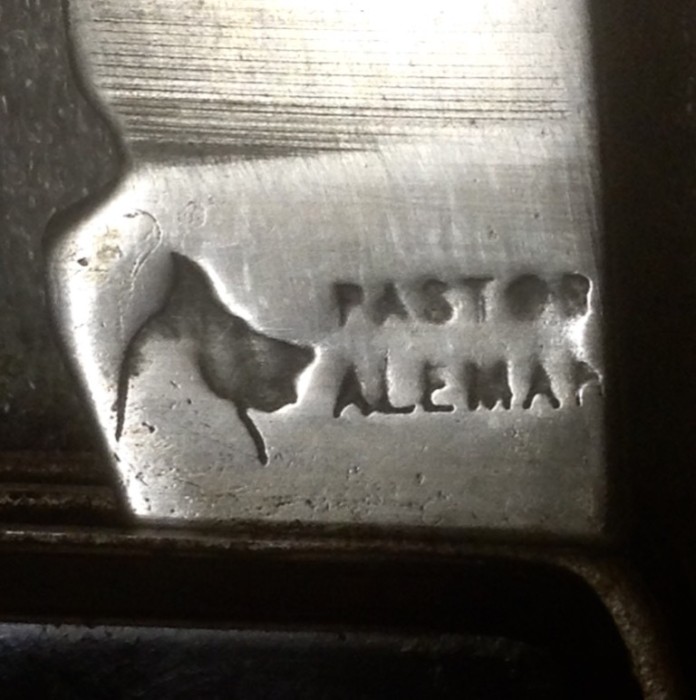The Main Blade Front Tang Stamp.